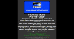 Desktop Screenshot of gouvenelstudio.com